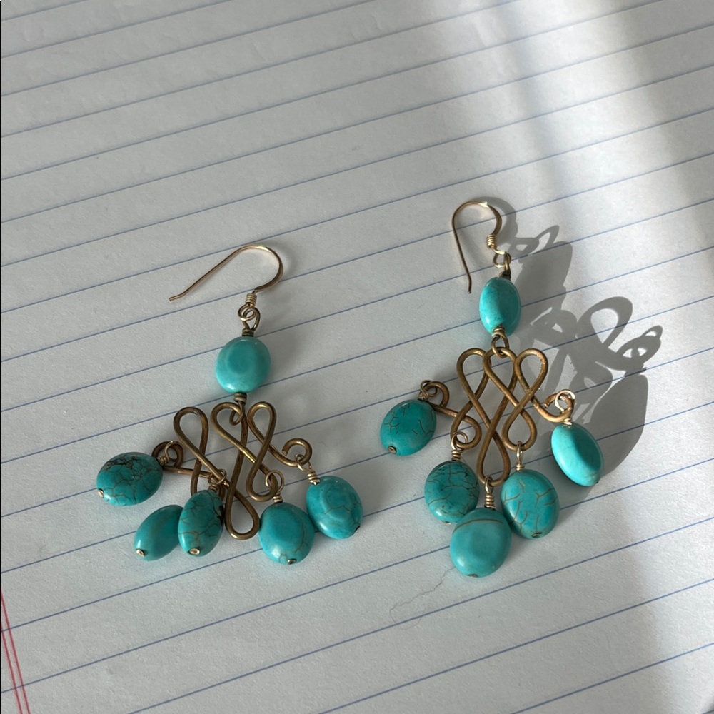 Turquoise Dangle Earrings